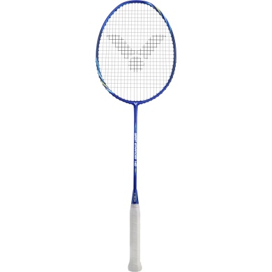 Victor Trainings-Badmintonschläger Wrist Enhancer 140 F (ca. 140g) blau - besaitet -